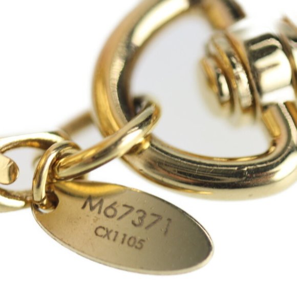 LOUIS VUITTON Louis Vuitton Fluffy Keychain M67371 Rabbit Fur Metal Rose Clai... - Picture 3 of 6